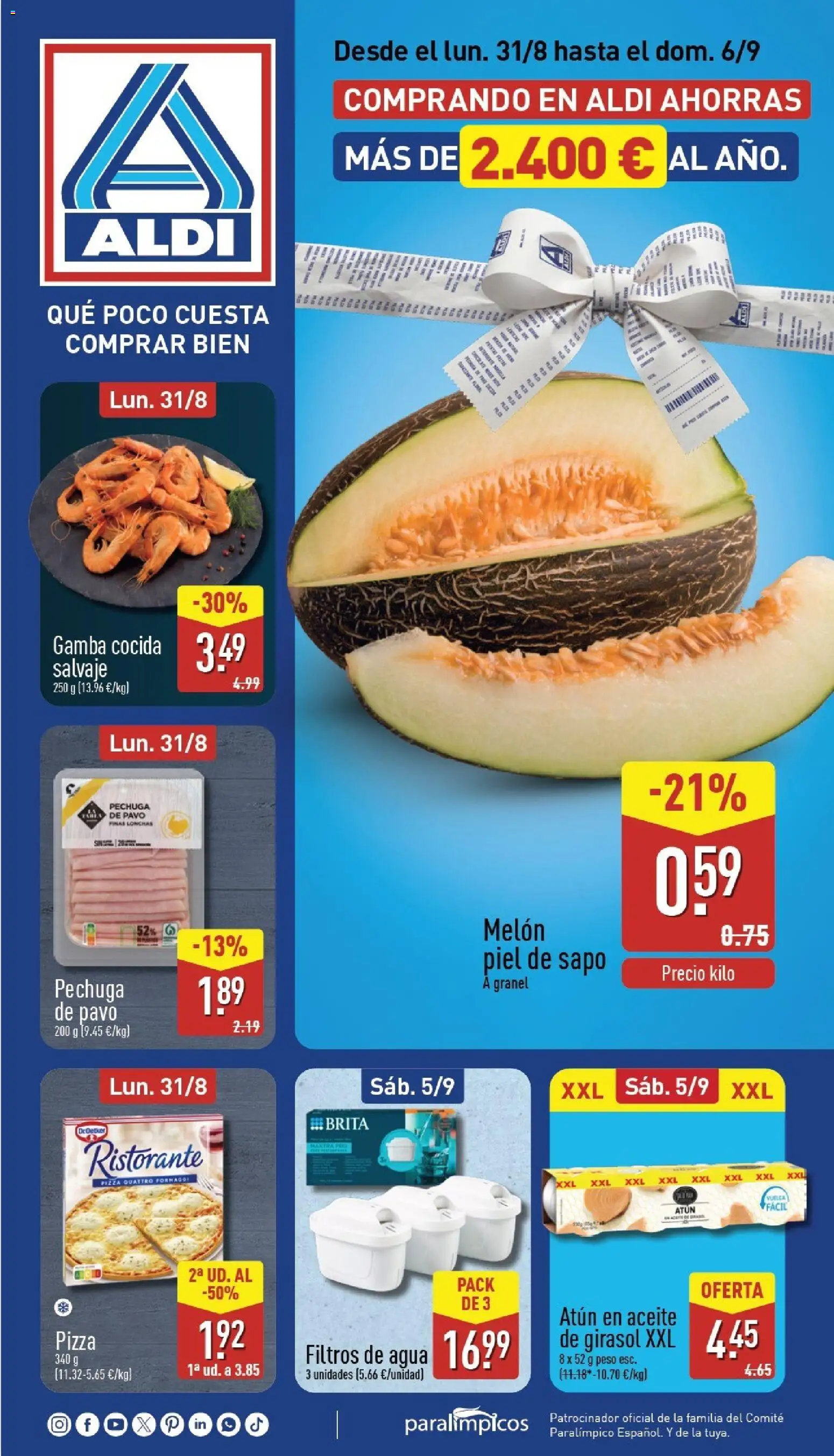 Vista previa del folleto de la tienda Aldi válido desde el 31/08/2026 