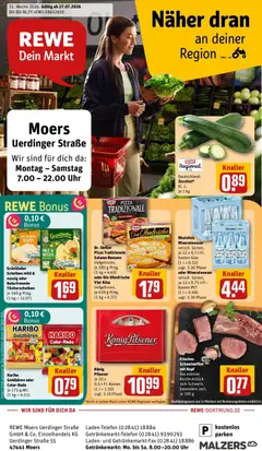 Vorschau von dem Prospekt des Geschäftes Rewe, gültig ab dem 27.07.2026