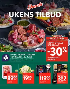 Forhåndsvis Jacobs kundeavis fra butikk Jacobs gyldig fra 15/06/2026
