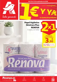 Vista previa del folleto de la tienda Alcampo válido desde el 10/09/2026 