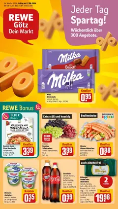 Vorschau von dem Prospekt des Geschäftes Rewe, gültig ab dem 17.08.2026