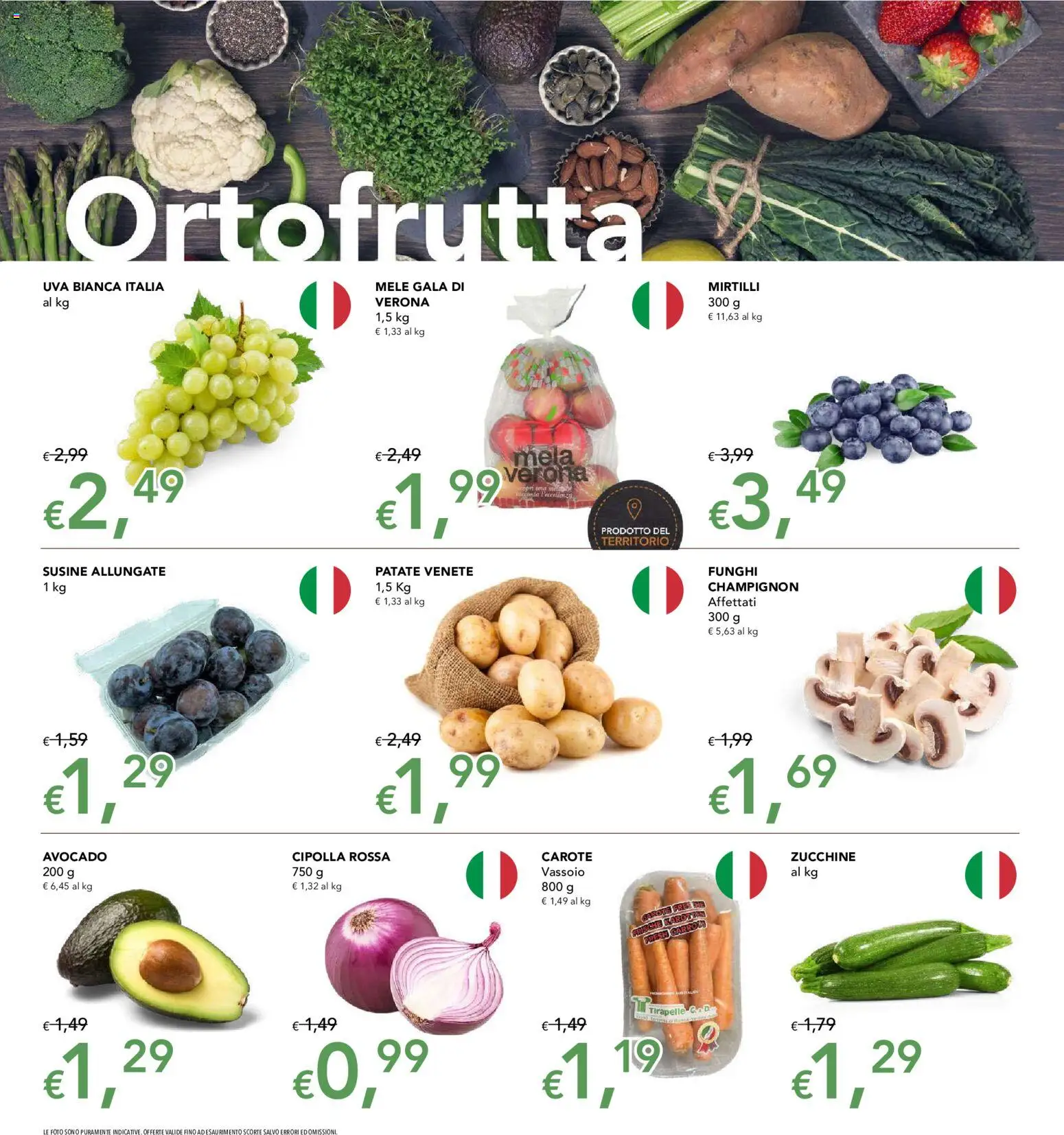 Anteprima dell'opuscolo Migross volantino dal negozio Migross valido da 10/09/2026 - Avocado, Zucchine, Mirtilli, Patate, Uva, Mele, Vassoio, Cipolla rossa