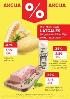 Skatīt Rimi akciju bukletu, derīgs no 09.06.2026.