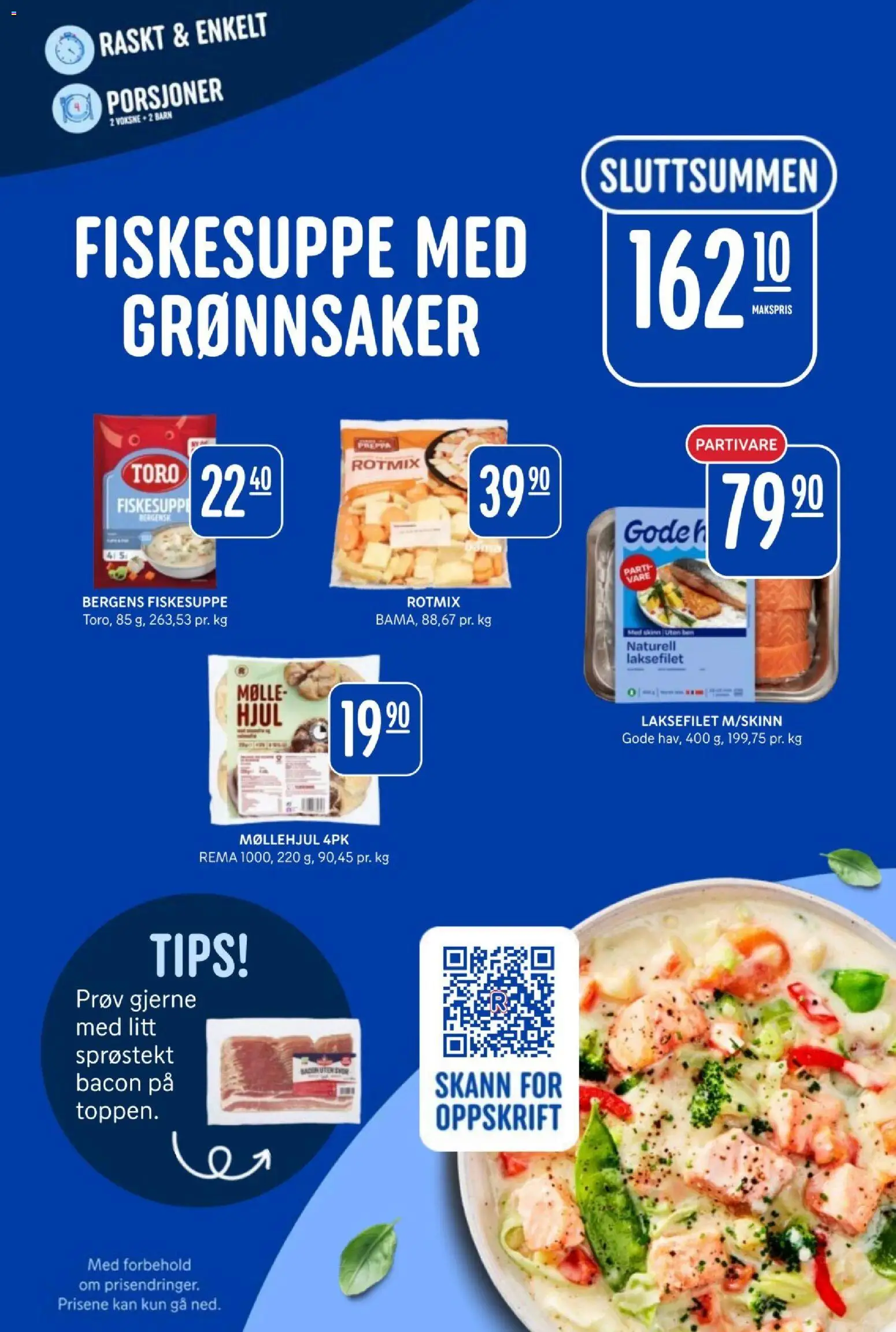Forhåndsvis Rema 1000 kundeavis fra butikk Rema 1000 gyldig fra 25/10/2026