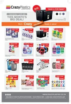 Preview of Crazy Plastics flyer valid from 25/05/2026