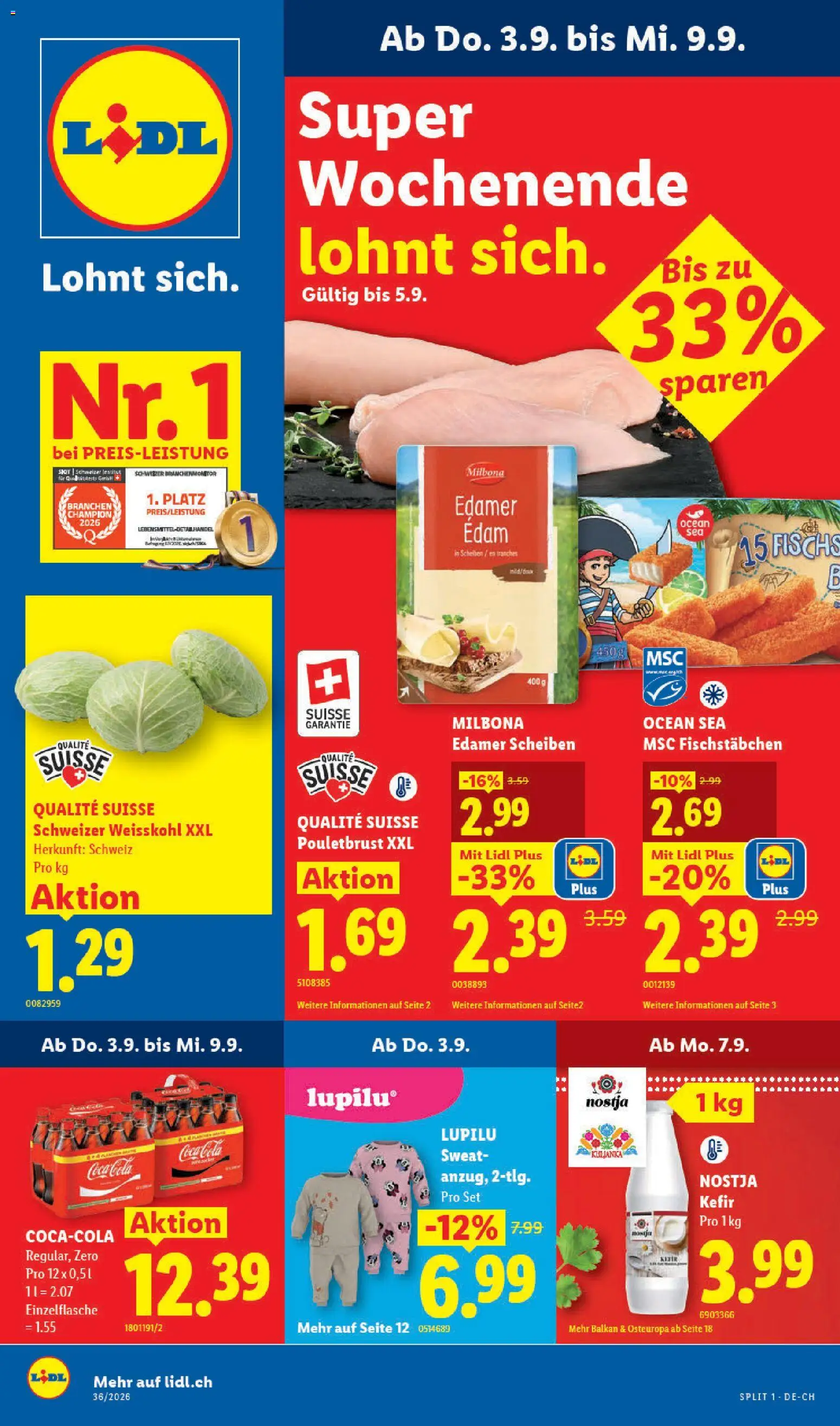 Vorschau des Merkblatts Lidl aktionen vom Shop Lidl gültig von 03.09.2026 bis 09.09.2026