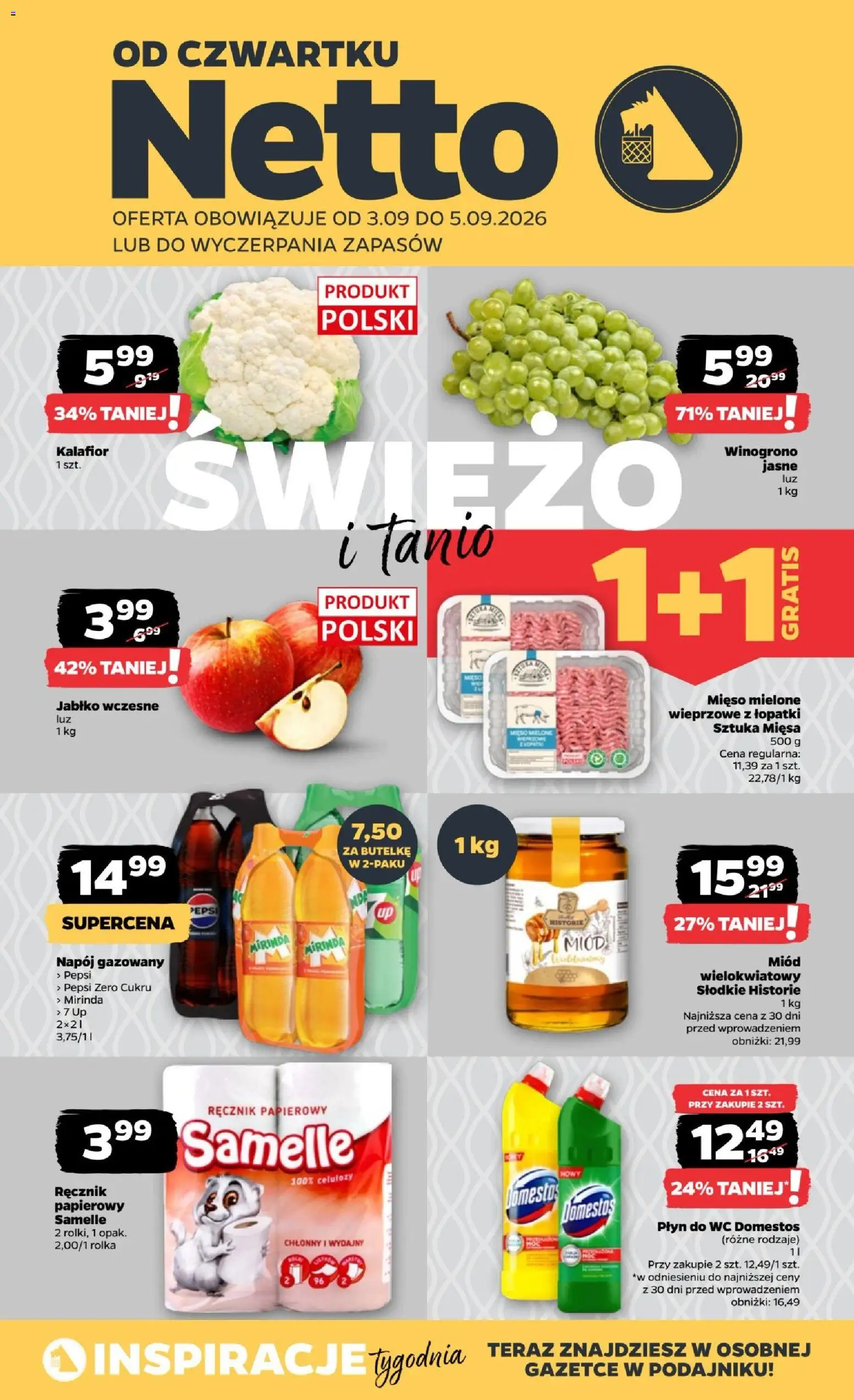 Pogląd gazetki "Netto gazetka od czwartku" ze sklepu Netto ważnej od 03.09.2026