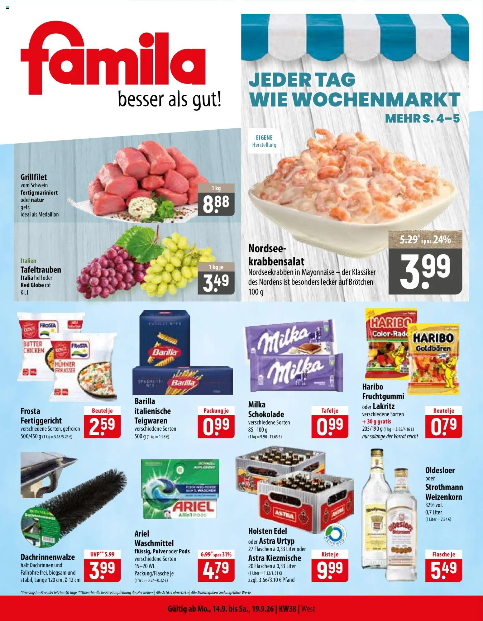Vorschau von dem Prospekt des Geschäftes Famila, gültig ab dem 14.09.2026