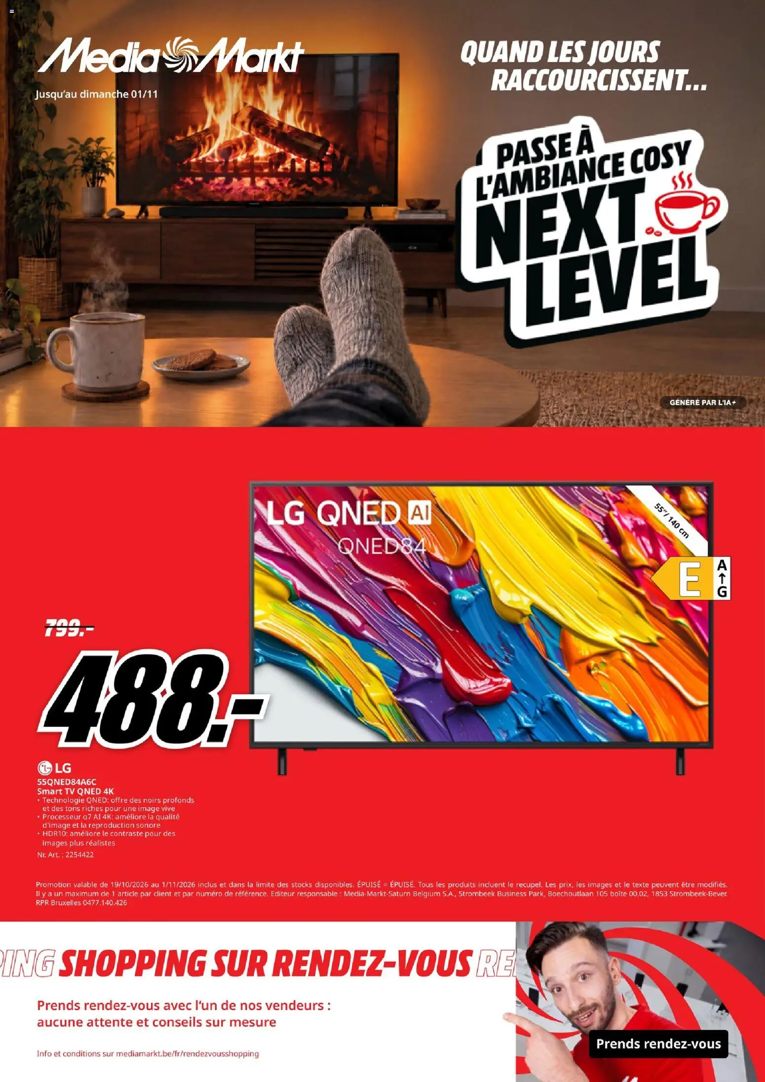 Voorbeeld van Media Markt Folder / Publicité van winkel Media Markt geldig vanaf 19/10/2026 - NOS, Tv, La