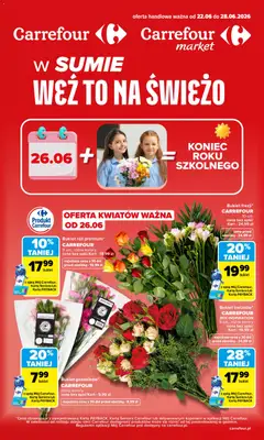 Pogląd gazetki "Carrefour gazetka - Weź to na świeżo" ze sklepu Carrefour ważnej od 22.06.2026