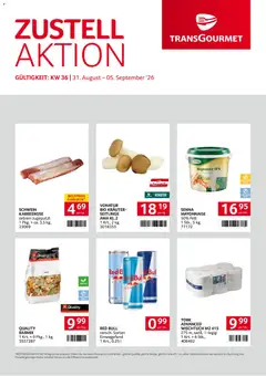 Vorschau der Angebote: Transgourmet Transgourmet Zustellaktion gültig ab 31.08.2026
