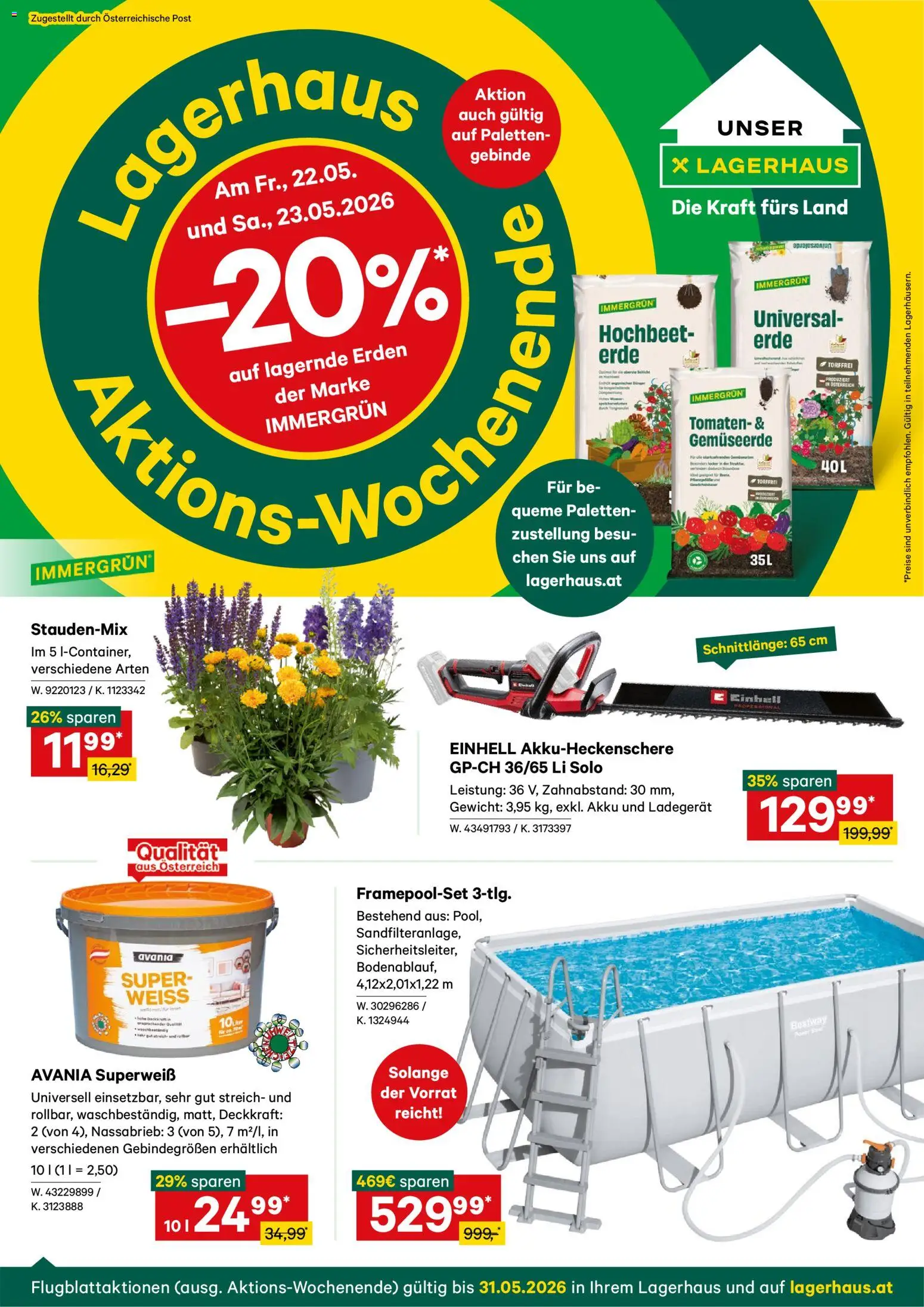 Vorschau der Angebote: Lagerhaus Lagerhaus Flugblatt gültig ab 18.05.2026 - Tomaten, Gewicht