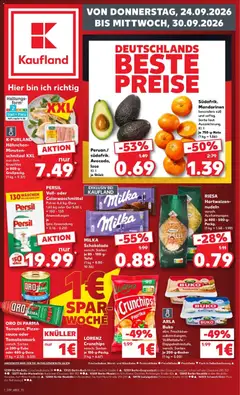 Vorschau von dem Prospekt des Geschäftes Kaufland, gültig ab dem 24.09.2026
