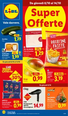 Anteprima dell'opuscolo Lidl volantino Sicilia dal negozio Lidl valido da 08/10/2026