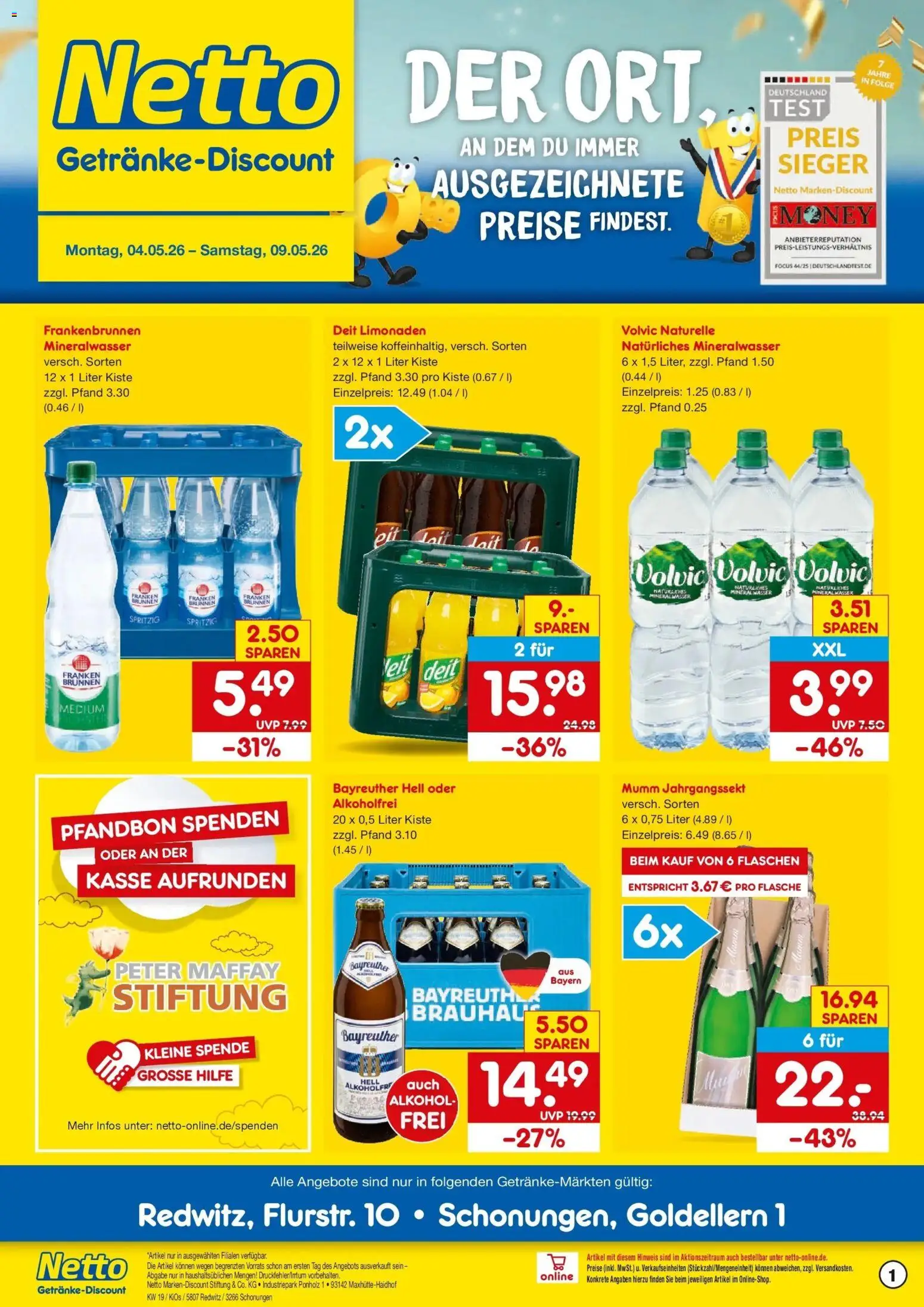 Vorschau von dem Prospekt des Geschäftes Netto Marken-Discount, gültig ab dem 04.05.2026