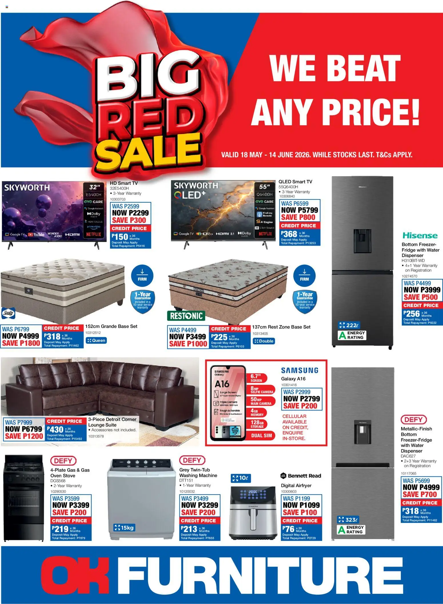 Preview of OK Furniture flyer valid from 18/05/2026