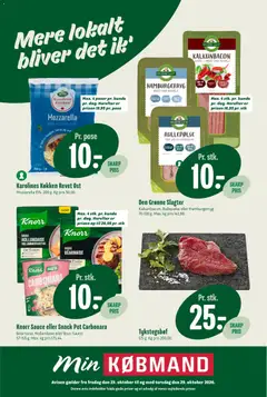 Eksempel på tilbudsavis Min Købmand - Tilbudsavis uge 44 fra butik Min Købmand gyldig fra 23/10/2026