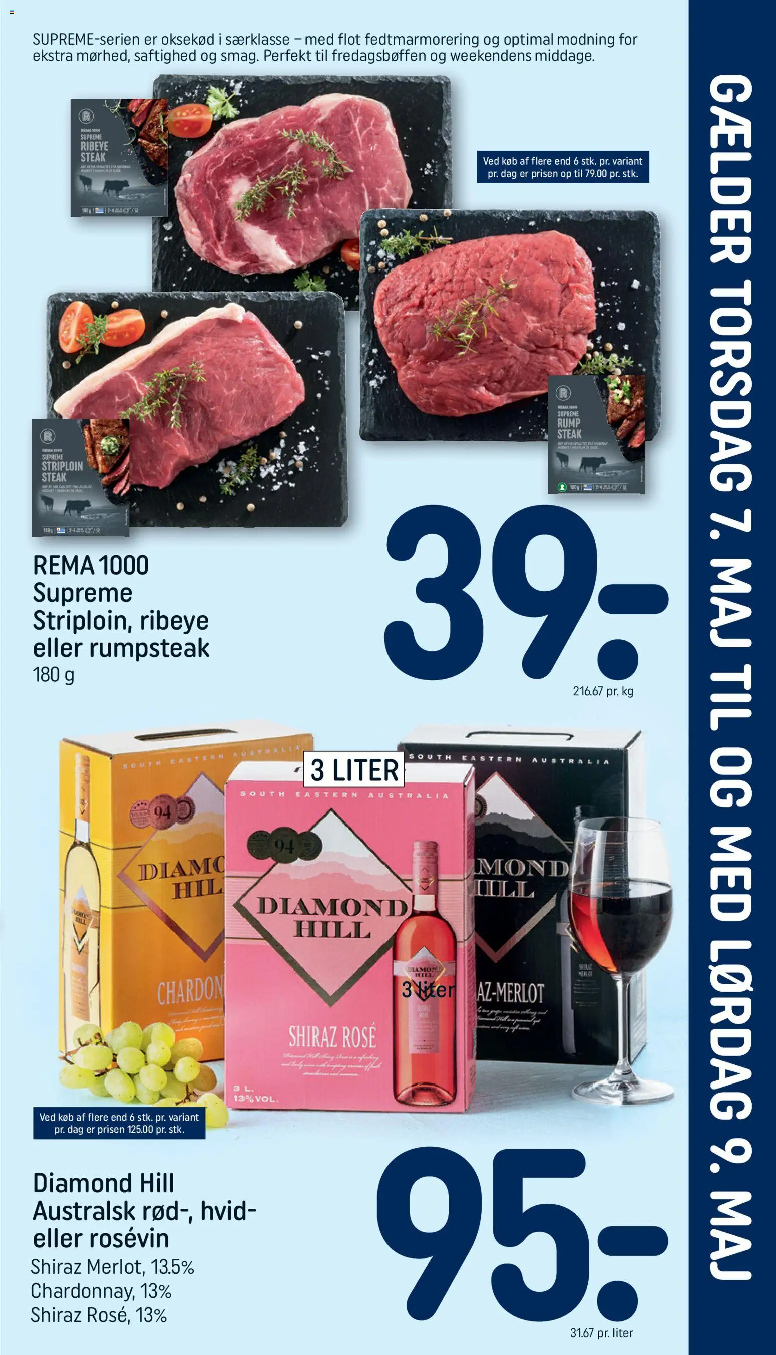 Eksempel på tilbudsavis Rema 1000 - Uge 19 Indstik fra butik Rema 1000 gyldig fra 07/05/2026