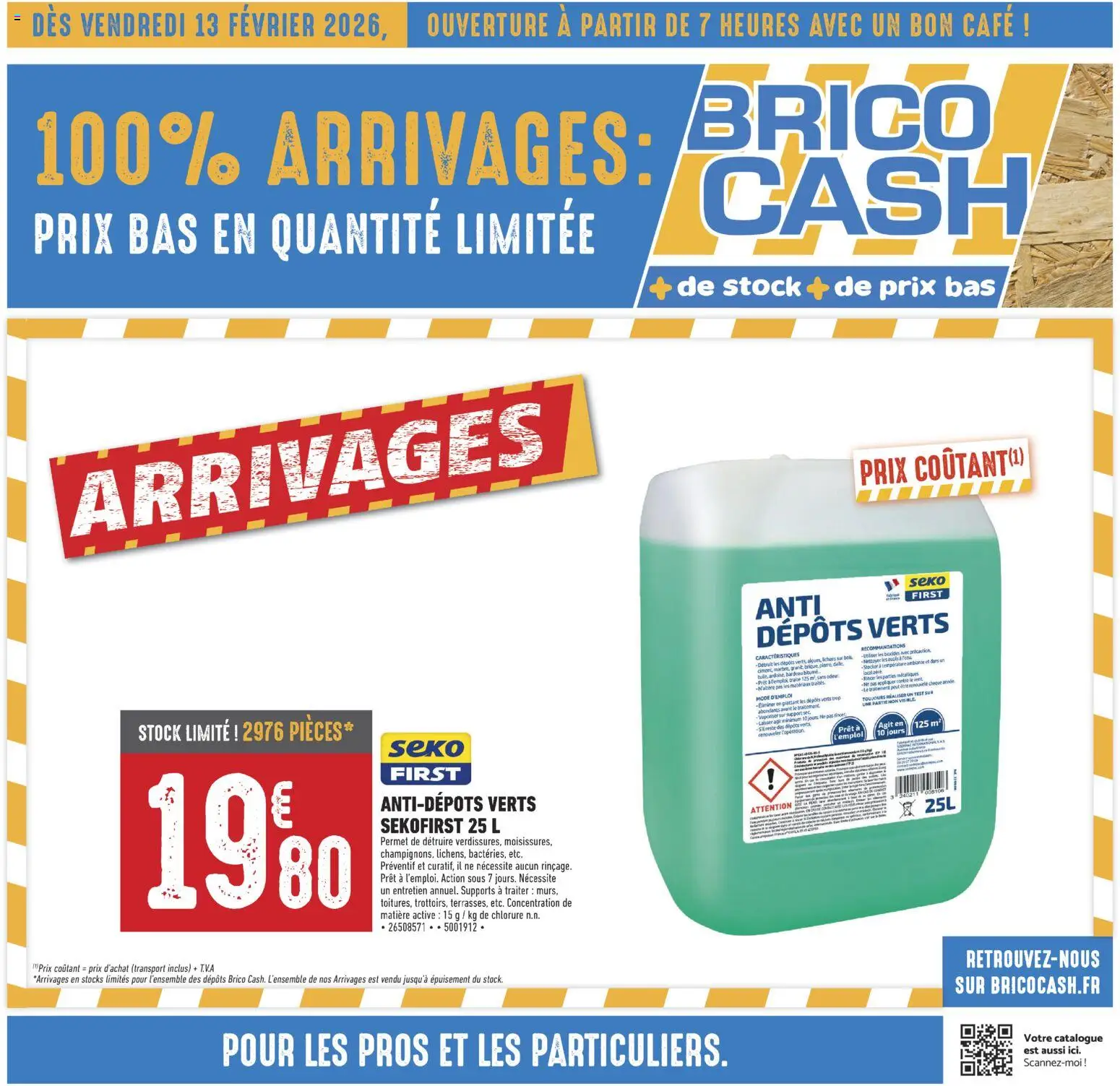 Prévisualisation de Brico Cash catalogue du magasin Brico Cash formulaire valide 13/03/2026 - Café, Outils