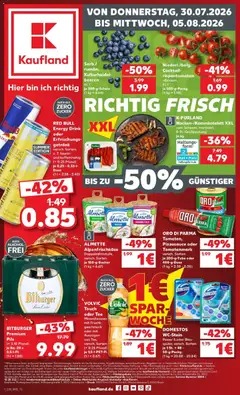 Vorschau von dem Prospekt des Geschäftes Kaufland, gültig ab dem 30.07.2026