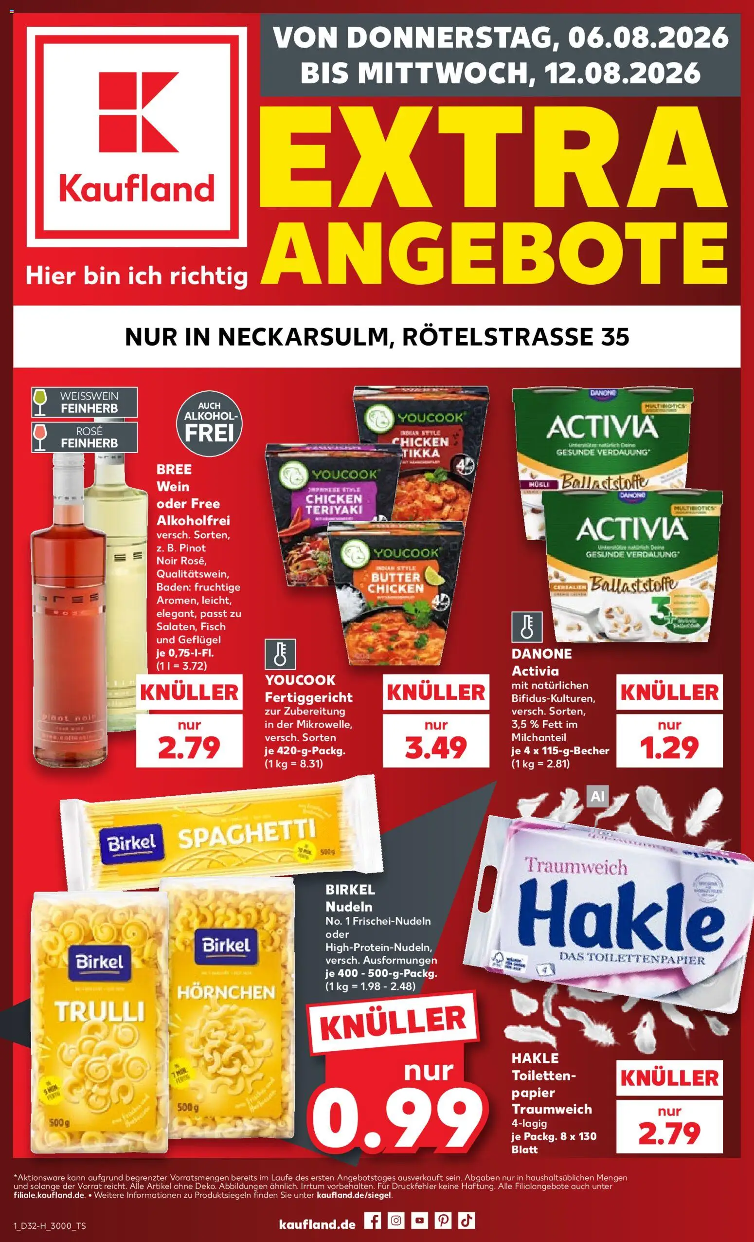 Voorbeeld van Kaufland DE -DE Folder van winkel Kaufland DE geldig vanaf 06-08-2026