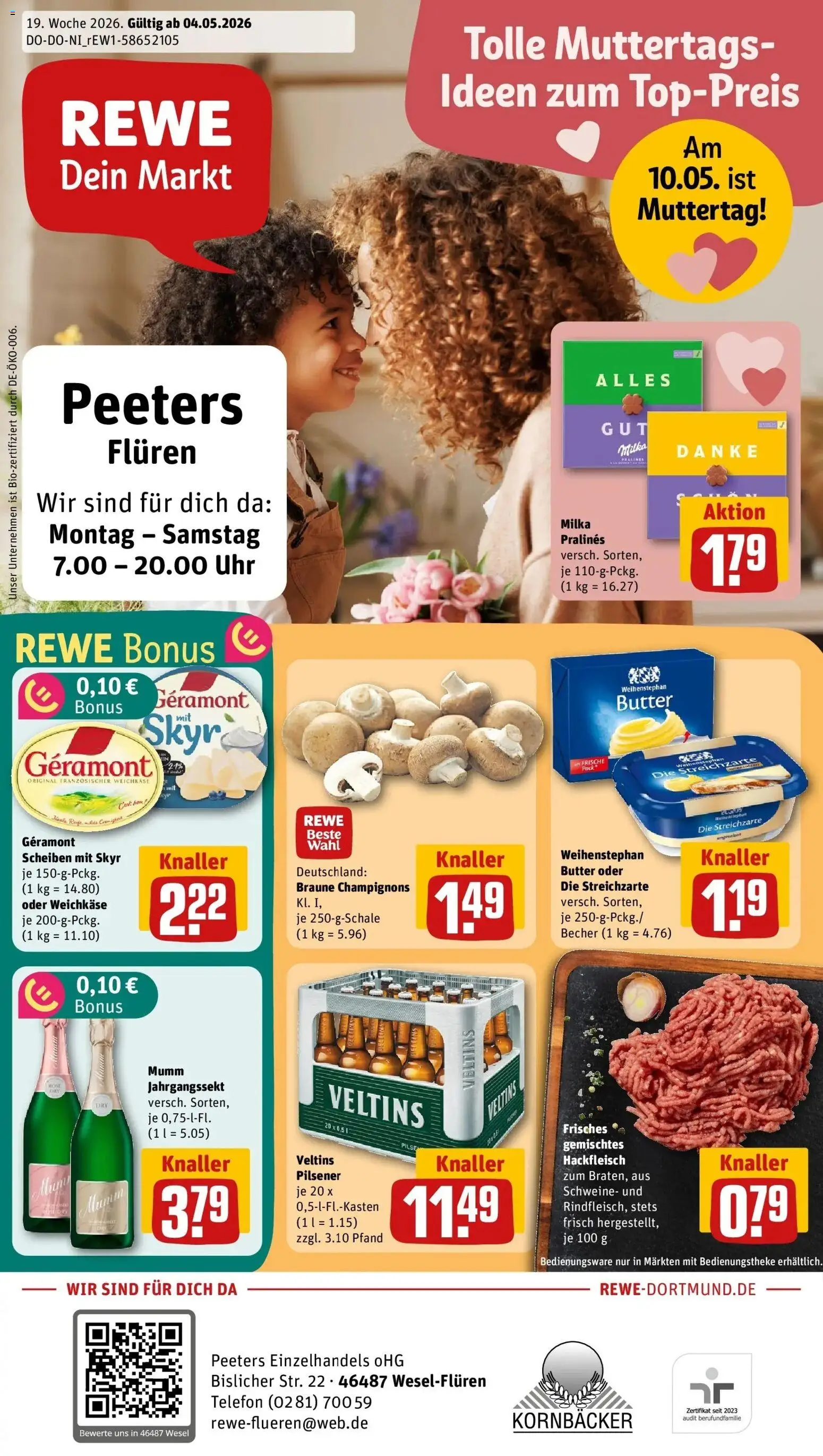 Vorschau von dem Prospekt des Geschäftes Rewe, gültig ab dem 04.05.2026