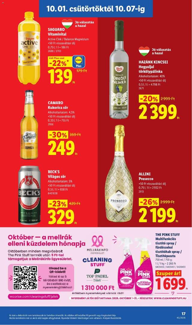 Új Lidl akciós újság 10.01.