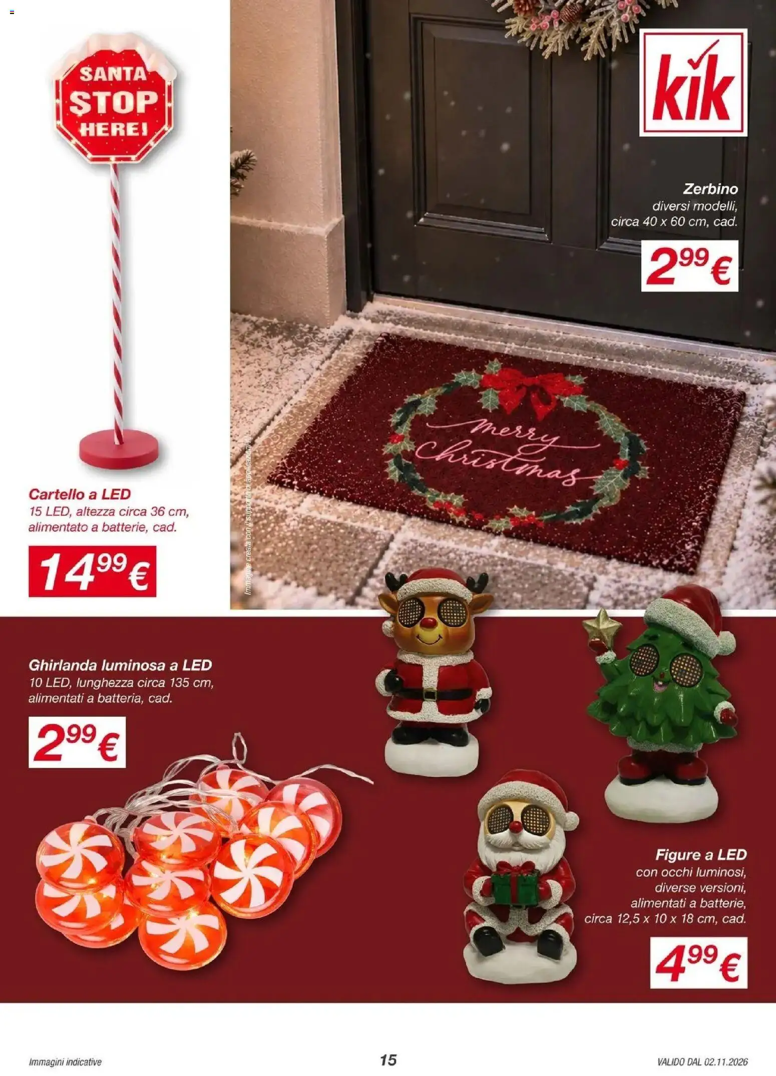 Anteprima dell'opuscolo Il Natale è per tutti dal negozio KiK valido da 30/10/2026