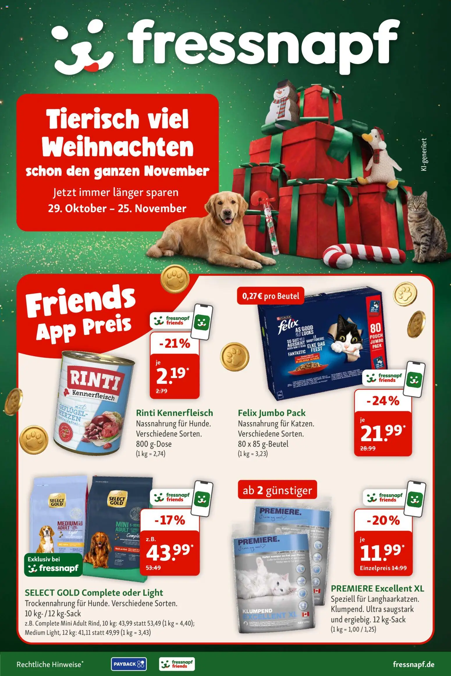Vorschau von dem Prospekt des Geschäftes Fressnapf, gültig ab dem 29.10.2026