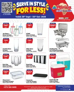 Preview of Africa Cash & Carry flyer valid from 28/09/2026