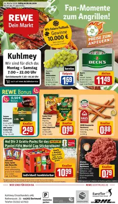 Vorschau von dem Prospekt des Geschäftes Rewe, gültig ab dem 08.06.2026