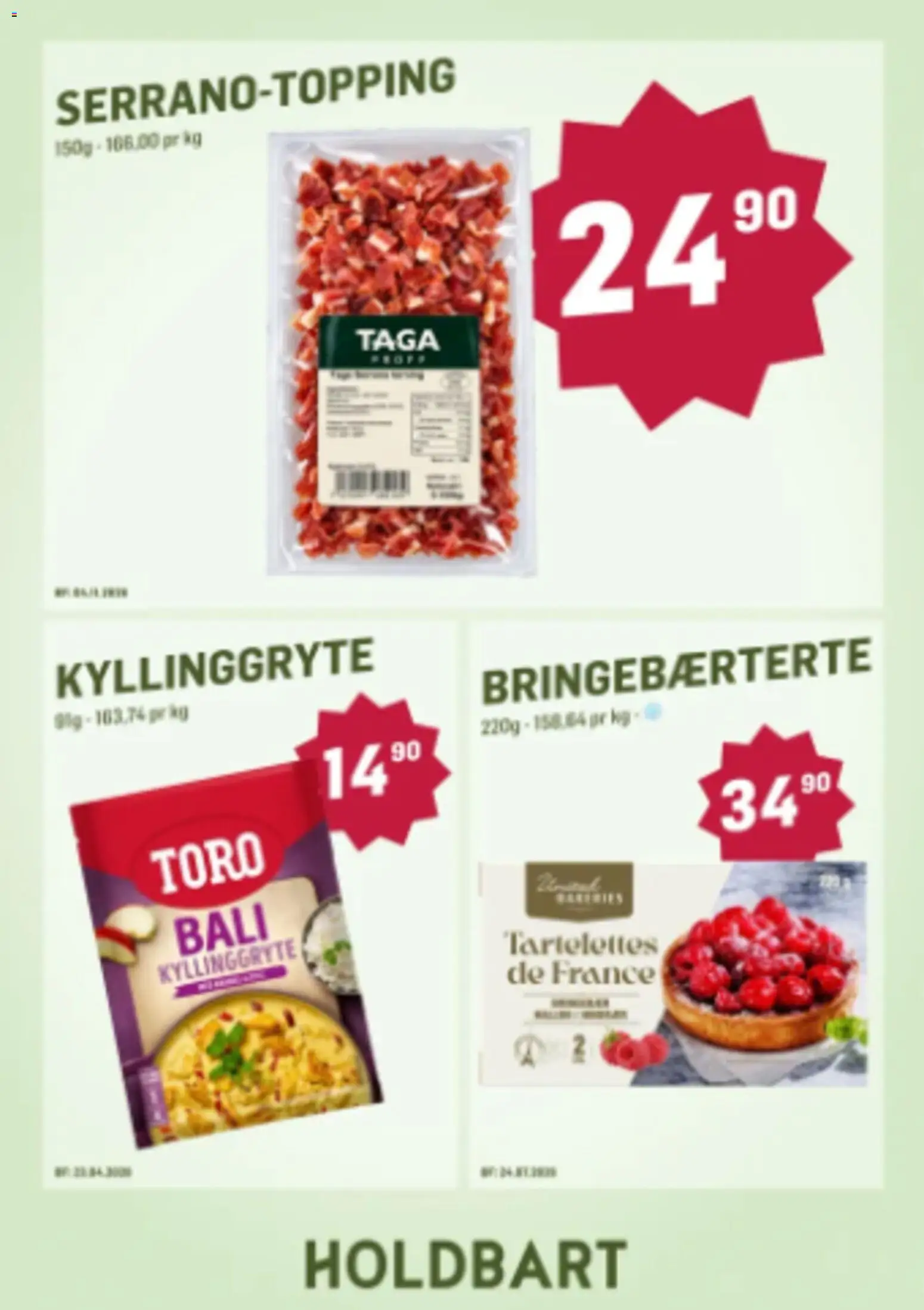 Forhåndsvis Holdbart kundeavis fra butikk Holdbart gyldig fra 26/10/2026
