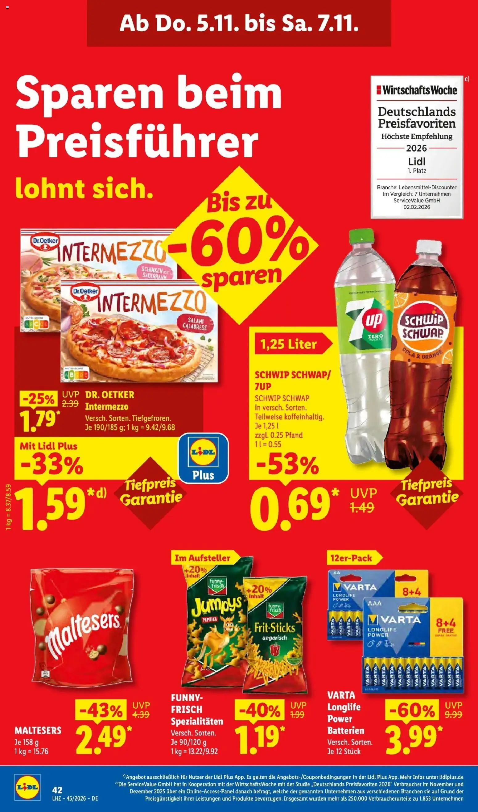 Vorschau von dem Prospekt des Geschäftes Lidl, gültig ab dem 02.11.2026