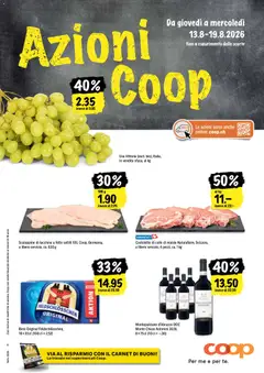 Vorschau des Merkblatts Coop aktionen IT vom Shop Coop gültig von 13.08.2026 bis 19.08.2026