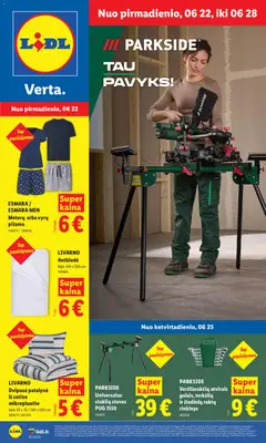 LIDL parduotuvės leidinio LIDL leidinys - Ne maisto prekių pasiūlymai galiojančio nuo 2026.06.22 peržiūra
