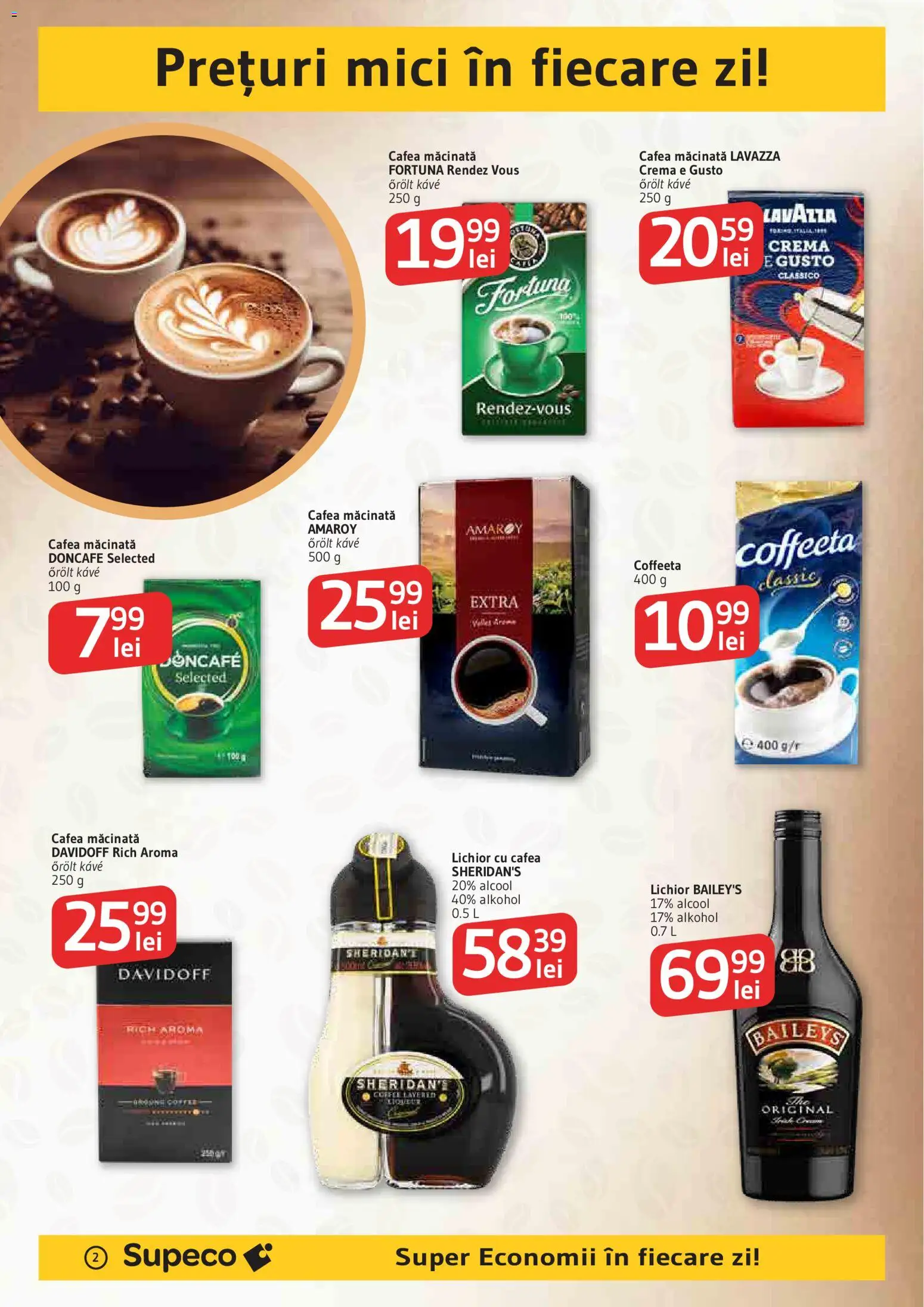 Previzualizarea de cataloage: Supeco Supeco Catalog Supeco Catalog Cafea & Înghețată Bilingv valabil de la 27.08.2026