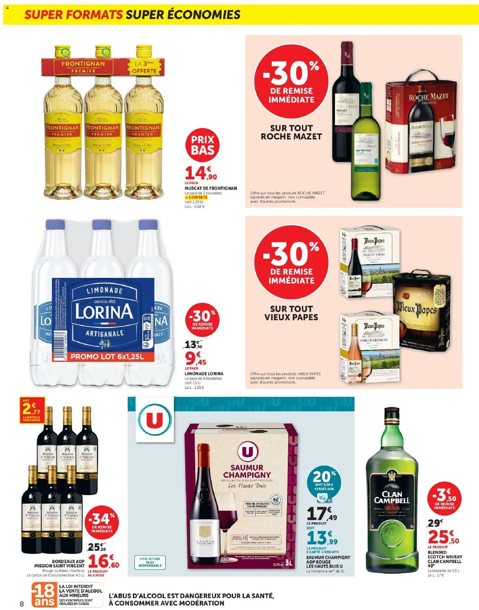 Prévisualisation de Super U - Les prix bas de la semaine du magasin Super U formulaire valide 27/10/2026