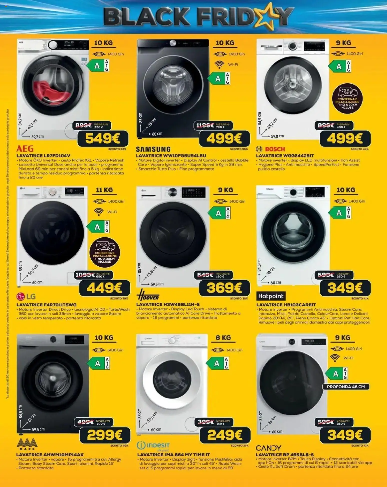 Anteprima dell'opuscolo Euronics Black Friday dal negozio Euronics valido da 29/10/2026