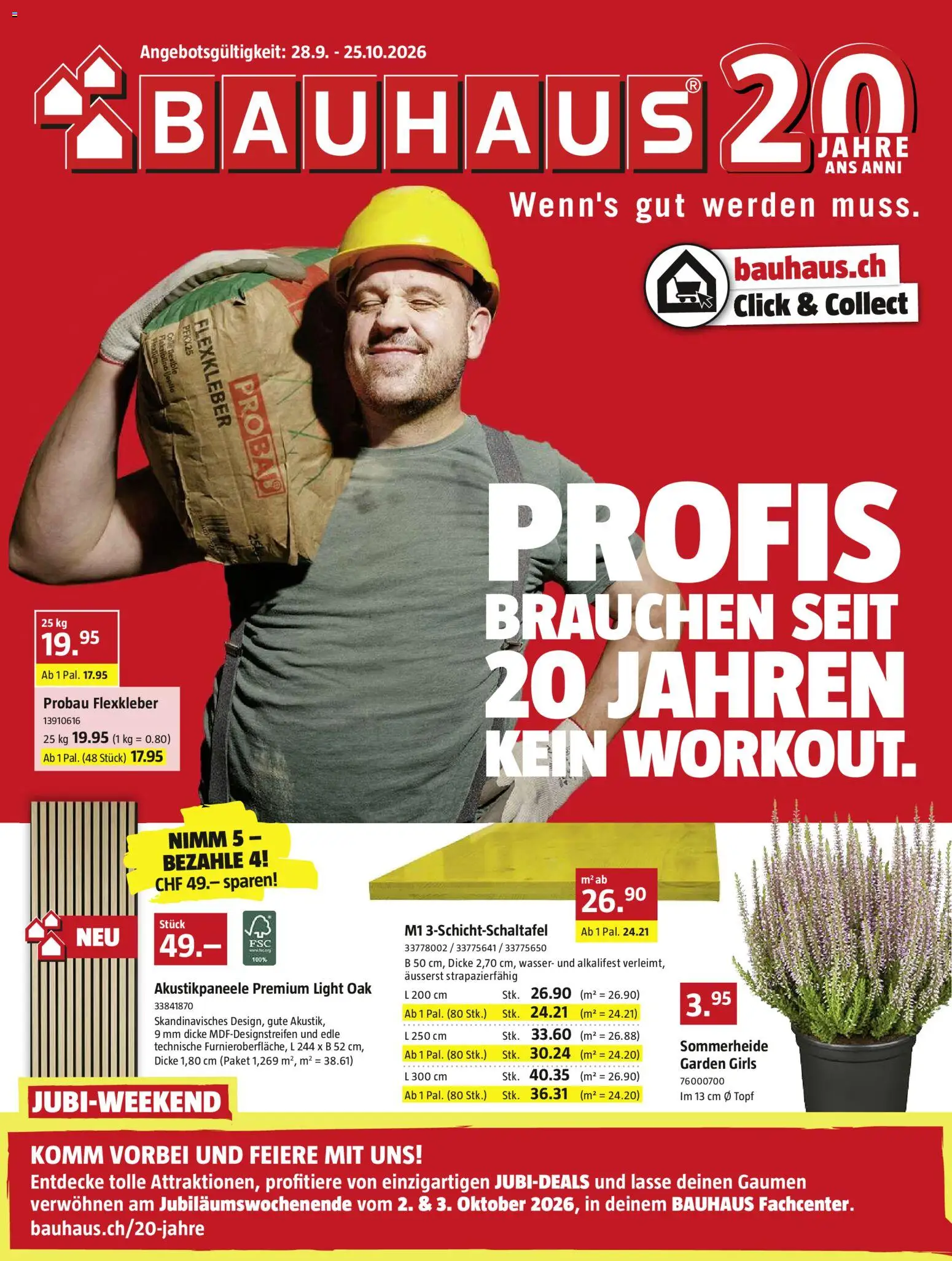Vorschau des Merkblatts Bauhaus aktionen vom Shop Bauhaus gültig von 28.09.2026 bis 25.10.2026 - Wasser