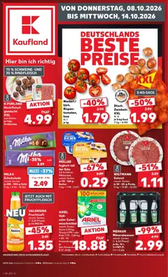 Vorschau von dem Prospekt des Geschäftes Kaufland, gültig ab dem 08.10.2026