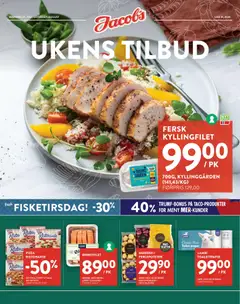 Forhåndsvis Jacobs kundeavis fra butikk Jacobs gyldig fra 27/07/2026