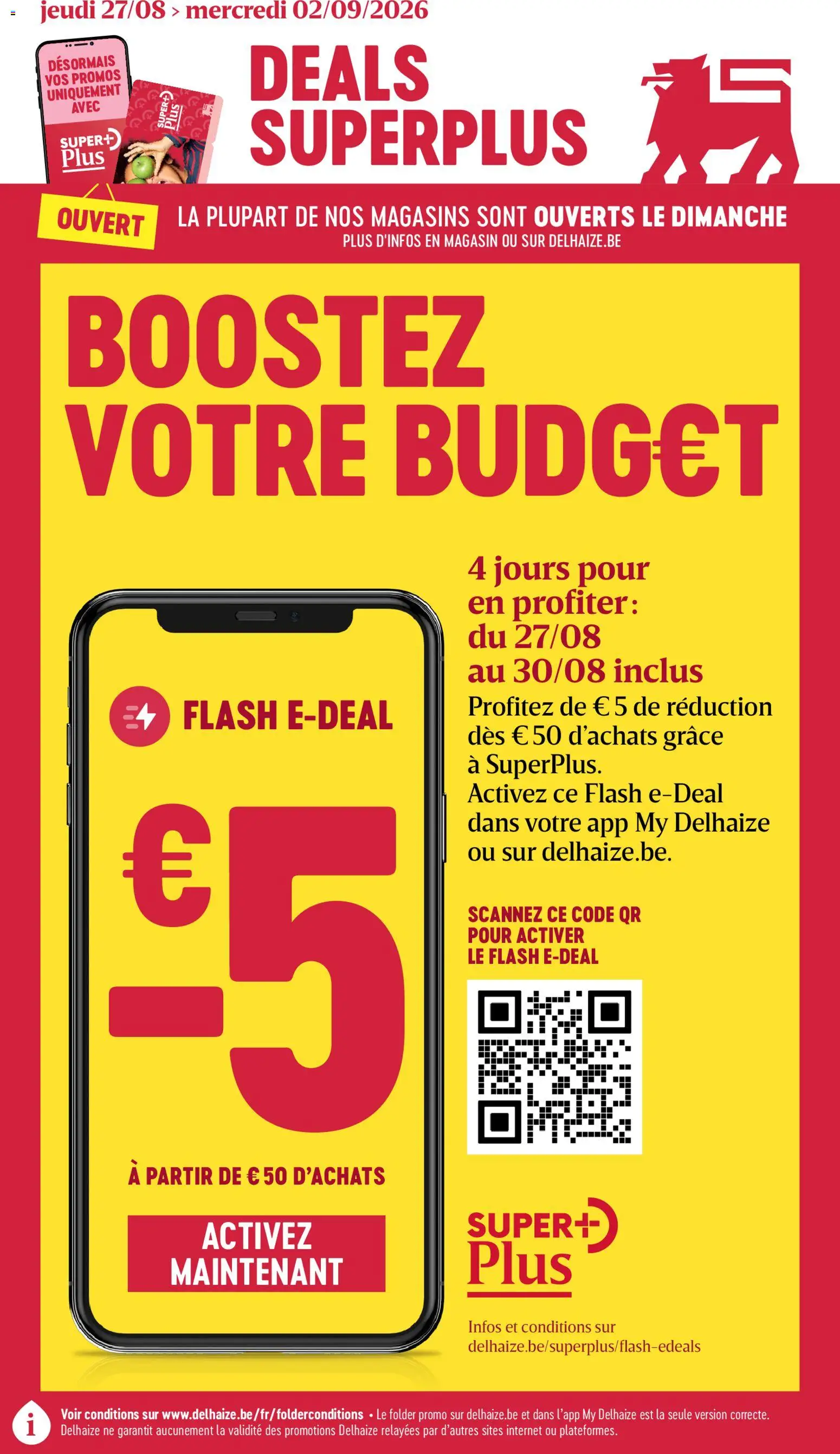 Voorbeeld van Delhaize folder semaine 36 van winkel Delhaize geldig vanaf 27/08/2026