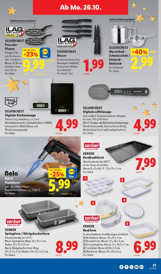 Neue Lidl Aktionen ab 22.10.