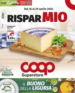 Anteprima dell'opuscolo COOP volantino Superstore Genova dal negozio COOP valido da 16/04/2026