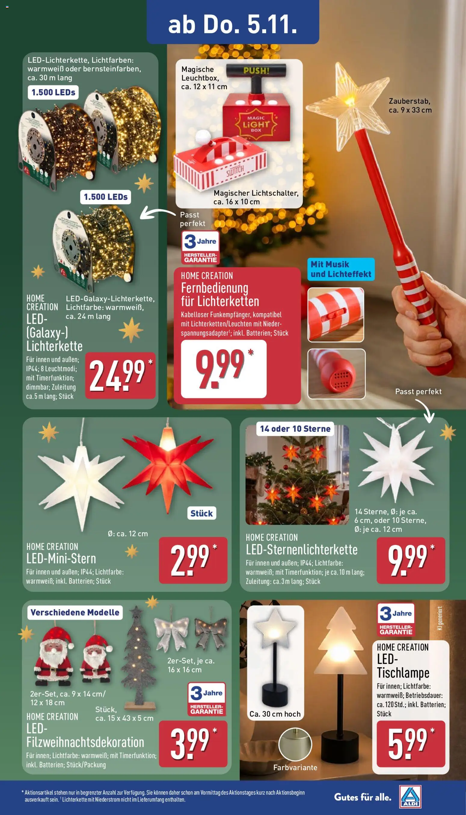 Vorschau von dem Prospekt des Geschäftes Aldi, gültig ab dem 02.11.2026 - Box, String, Home creation