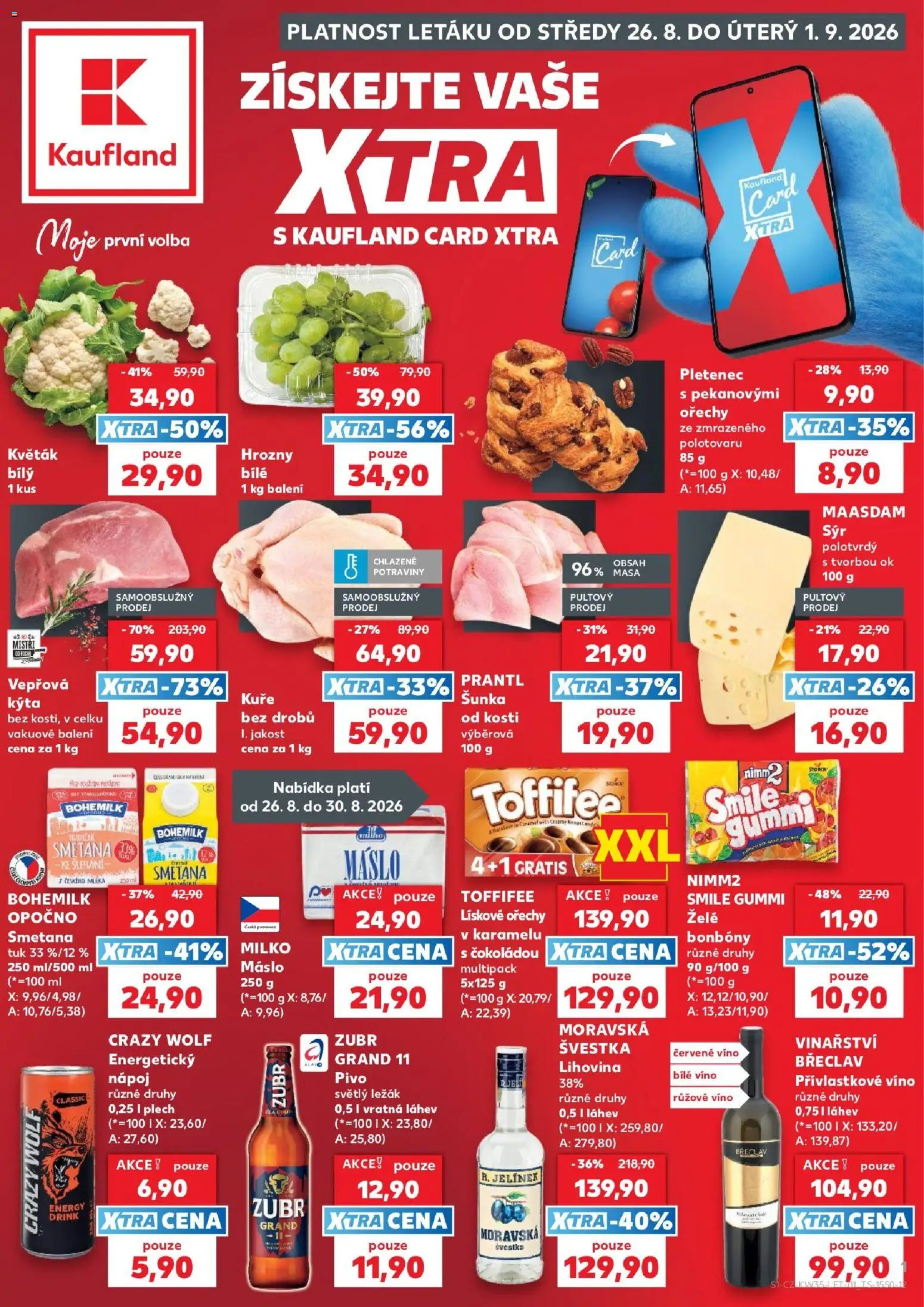 Náhled nabídky: Kaufland Kaufland leták - Praha 4 platný od 26.08.2026