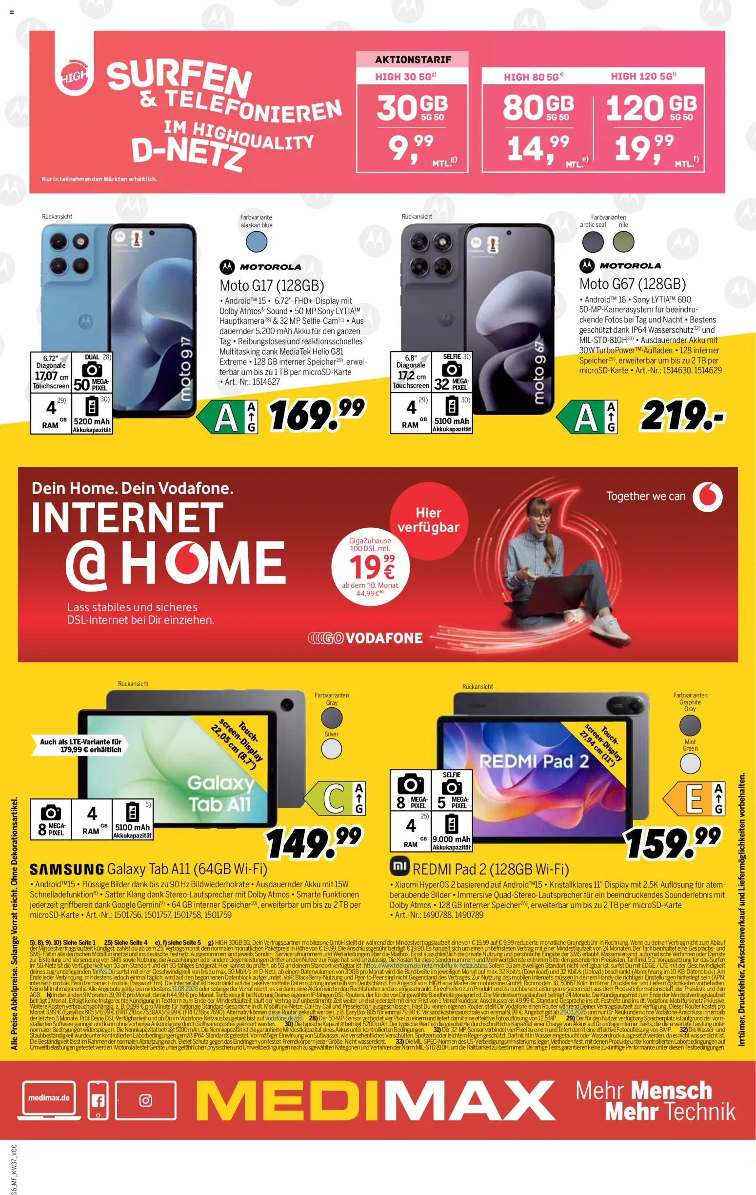 Vorschau von dem Prospekt des Geschäftes Medimax, gültig ab dem 05.09.2026 - Bilder, Samsung, Xiaomi, Wasser, Sony