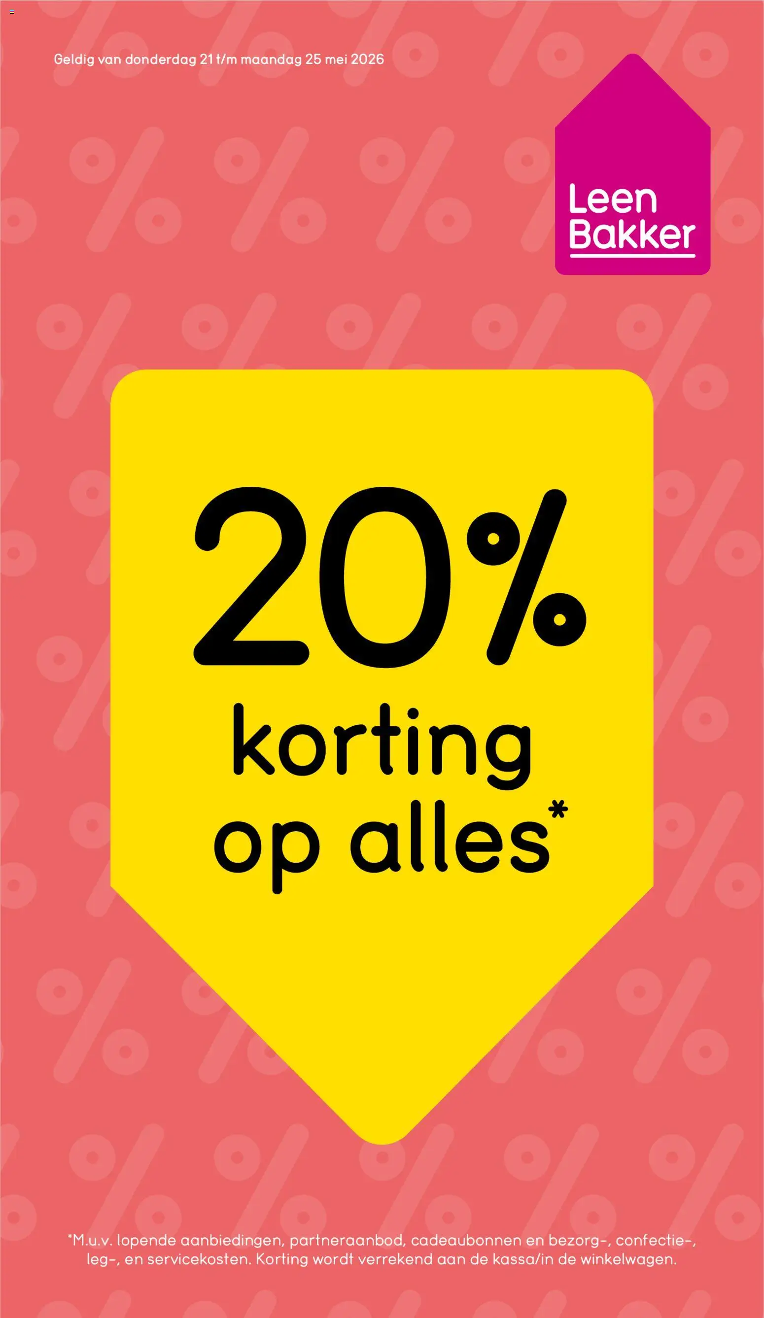 Voorbeeld van Leen Bakker folder van winkel Leen Bakker geldig vanaf 21-05-2026