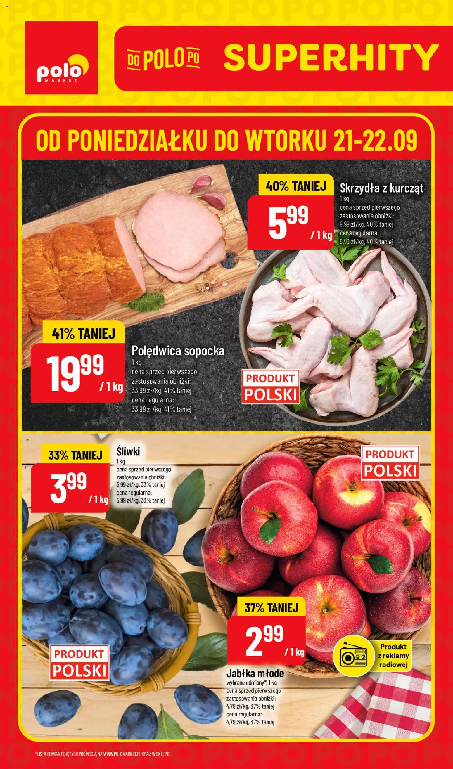 Pogląd gazetki "POLOmarket gazetka - Super Hity" ze sklepu POLOmarket ważnej od 21.09.2026