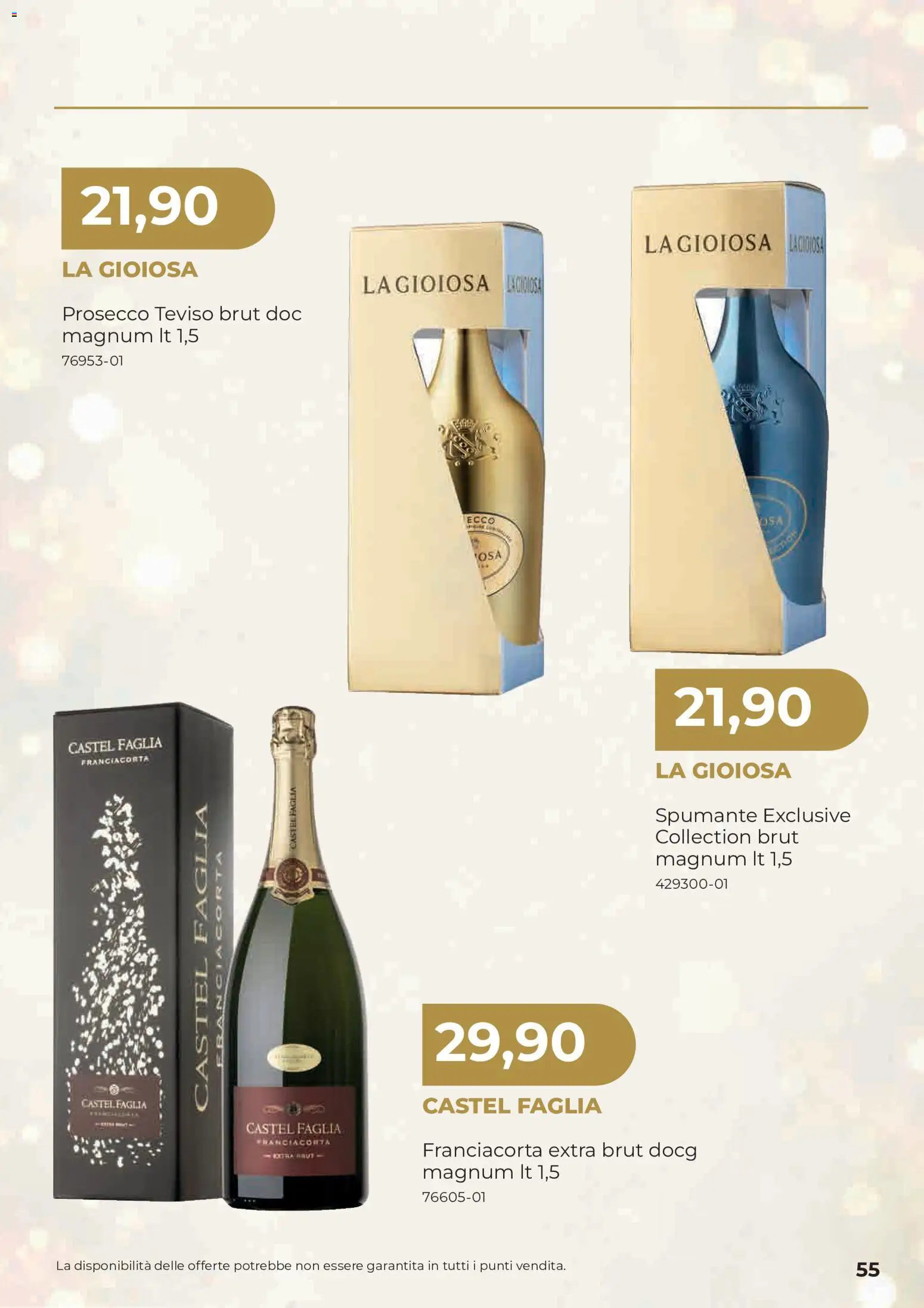 Anteprima dell'opuscolo Sogegross volantino Strenne dal negozio Sogegross valido da 27/10/2026 - Prosecco, Magnum, Spumante